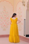 KA 1174 Faux Blooming With Embroidered Work Gown Exporters In India